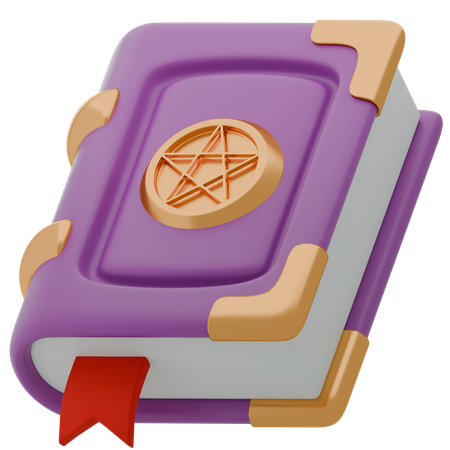 魔法の本  3D Icon