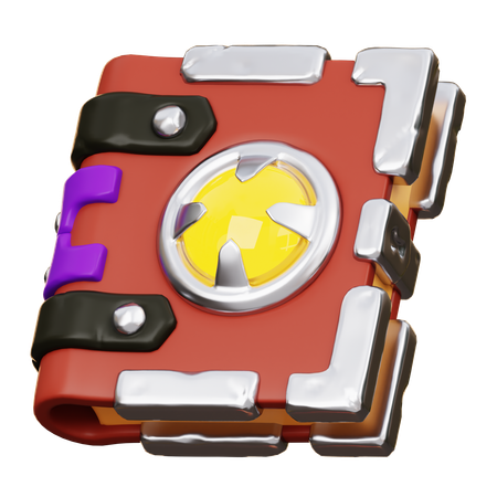 魔法の本  3D Icon