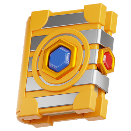 魔法の本  3D Icon