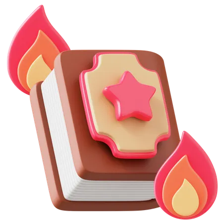 Magic Book  3D Icon