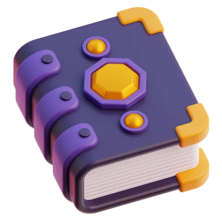 Magic book  3D Icon