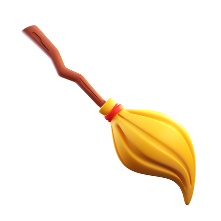 Magic Broom  3D Icon