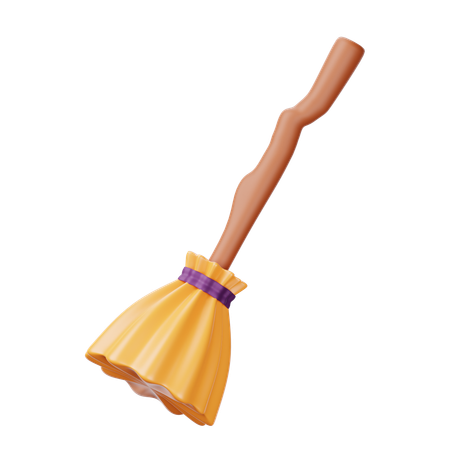 Magic Broom  3D Icon