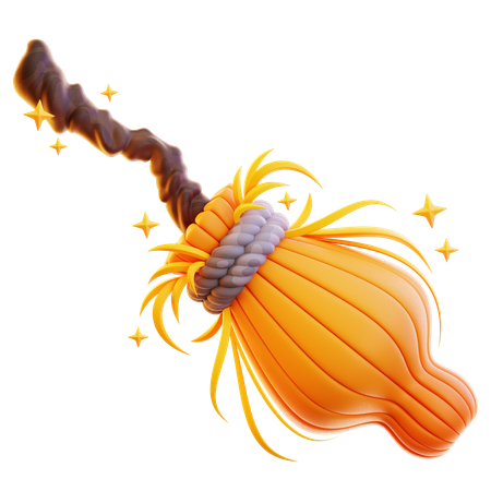 Magic Broom  3D Icon