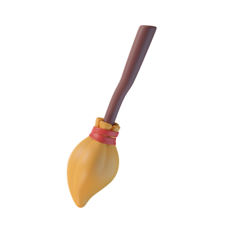 Magic Broom  3D Icon