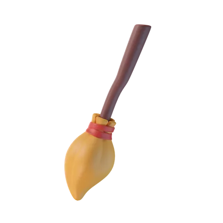 Magic Broom  3D Icon