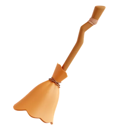 Magic Broom  3D Icon