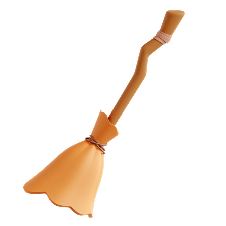 Magic Broom  3D Icon