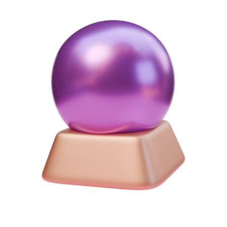 Magic crystal ball  3D Icon
