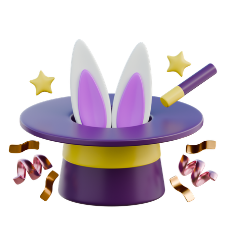 Magic Hat  3D Icon