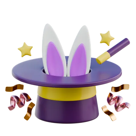 Magic Hat  3D Icon