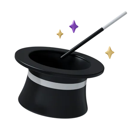 Magic Hat  3D Icon