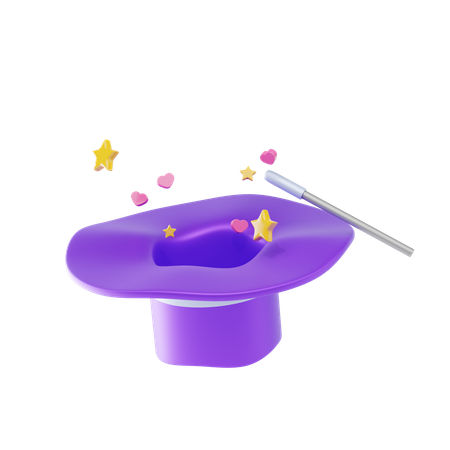 Magic Hat  3D Icon