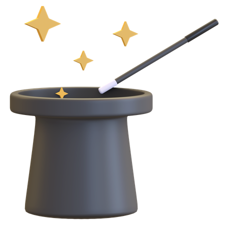 Magic hat  3D Icon