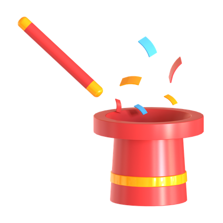 Magic Hat  3D Icon