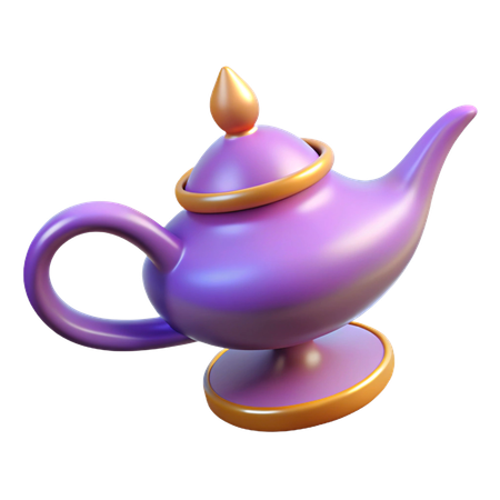 Magic Lamp  3D Icon