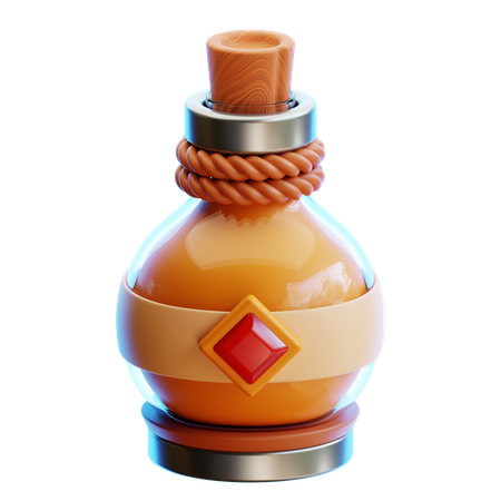 Magic Liquid Bottle  3D Icon