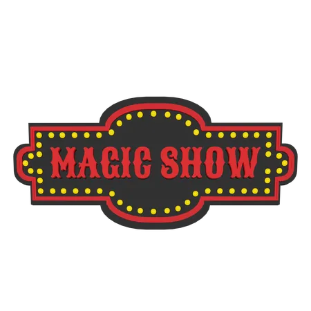 Magic Show  3D Icon