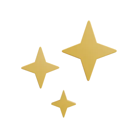 Magic Star  3D Illustration