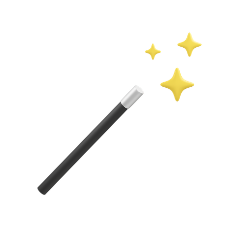 Magic wand  3D Icon