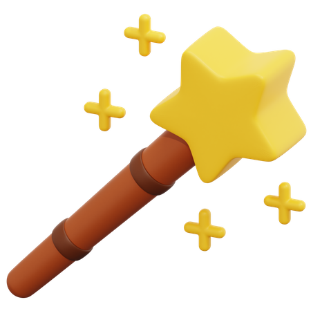 Magic Wand  3D Icon