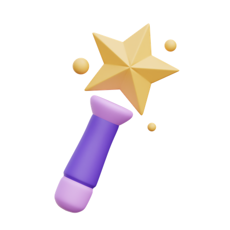 Magic Wand  3D Icon