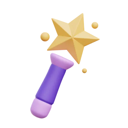 Magic Wand  3D Icon