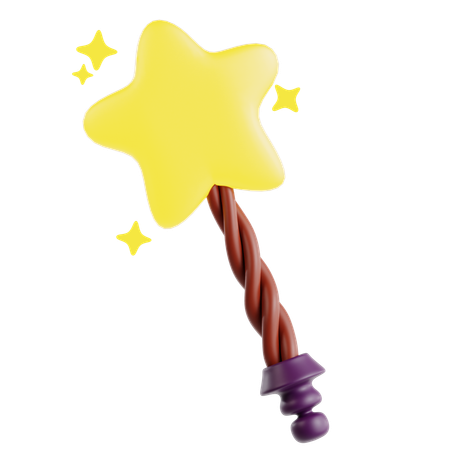 Magic wand  3D Icon