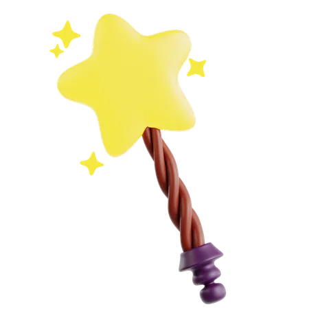 Magic wand  3D Icon