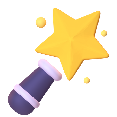 Magic Wand  3D Icon