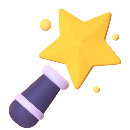 Magic Wand  3D Icon