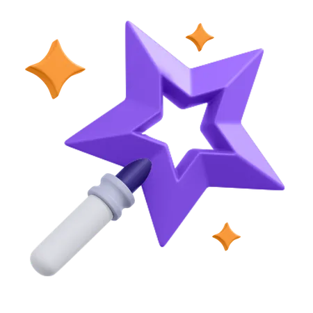 Magic Wand  3D Icon