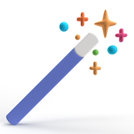Magic Wand  3D Icon