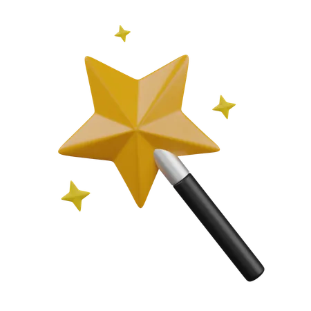 Magic wand  3D Icon