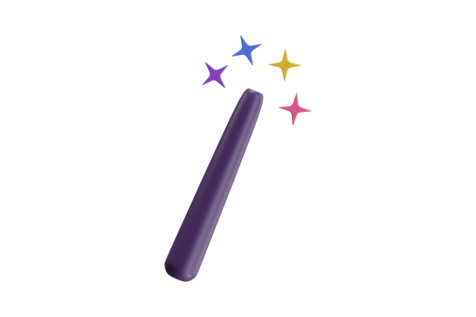 Magic Wand  3D Icon