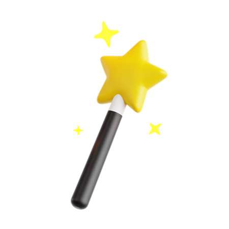 Magic Wand  3D Icon