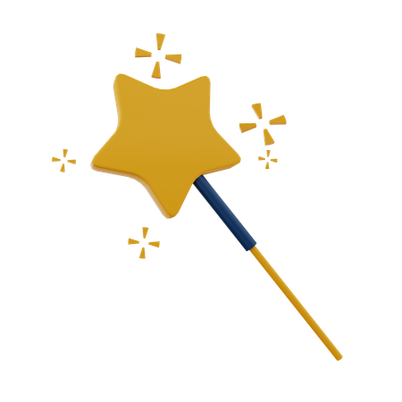 Magic Wand  3D Icon