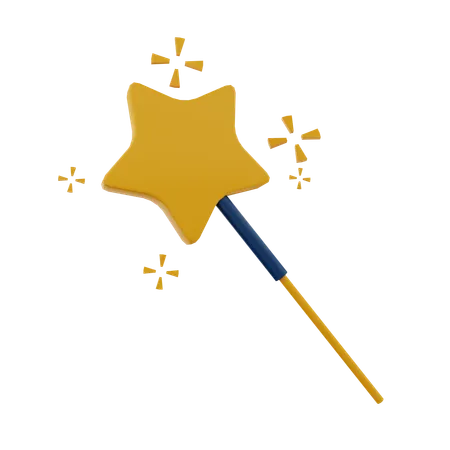 Magic Wand  3D Icon