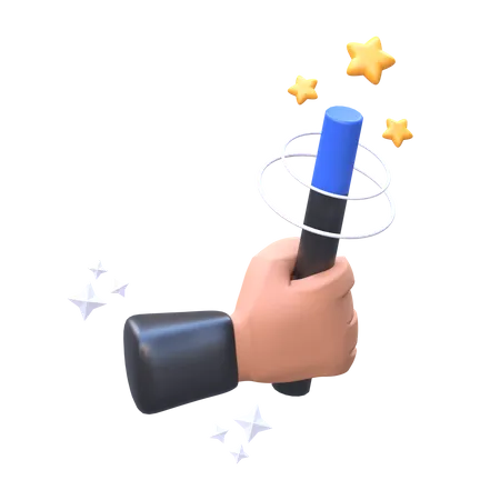 Magic Wand  3D Icon