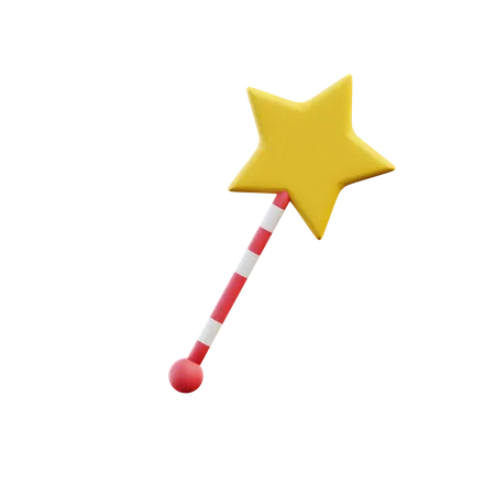 Magic Wand  3D Illustration