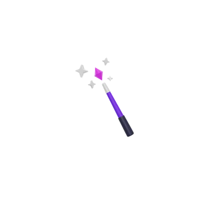 Magic Wand Tool Icon 3 D Render Icon 3D Icon