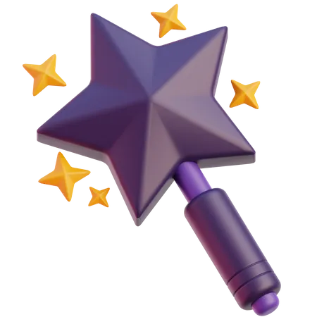 Magic wand  3D Icon