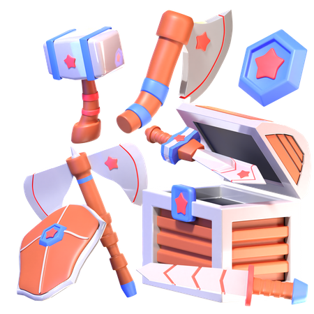 Magic Weapon Chest  3D Icon