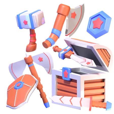 Magic Weapon Chest  3D Icon