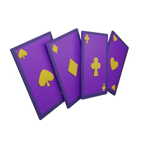 Magical Cards  3D Illustration