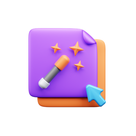 Magical Pen  3D Icon