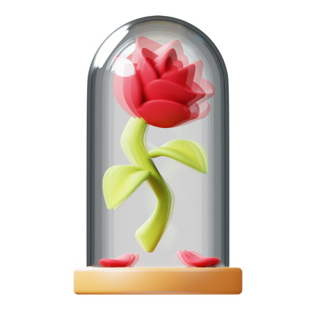 Magical Rose  3D Icon