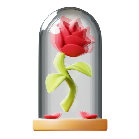 Magical Rose  3D Icon