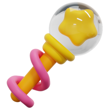 Magical Staff  3D Icon