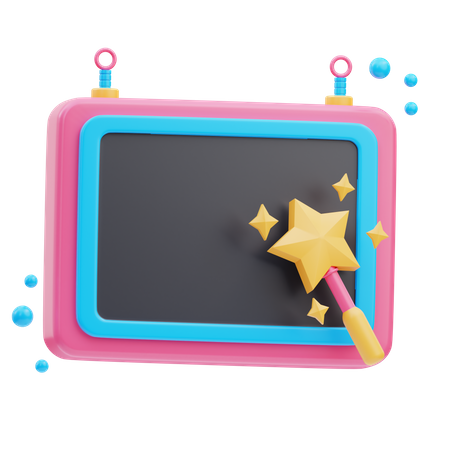 Magical Whiteboard  3D Icon
